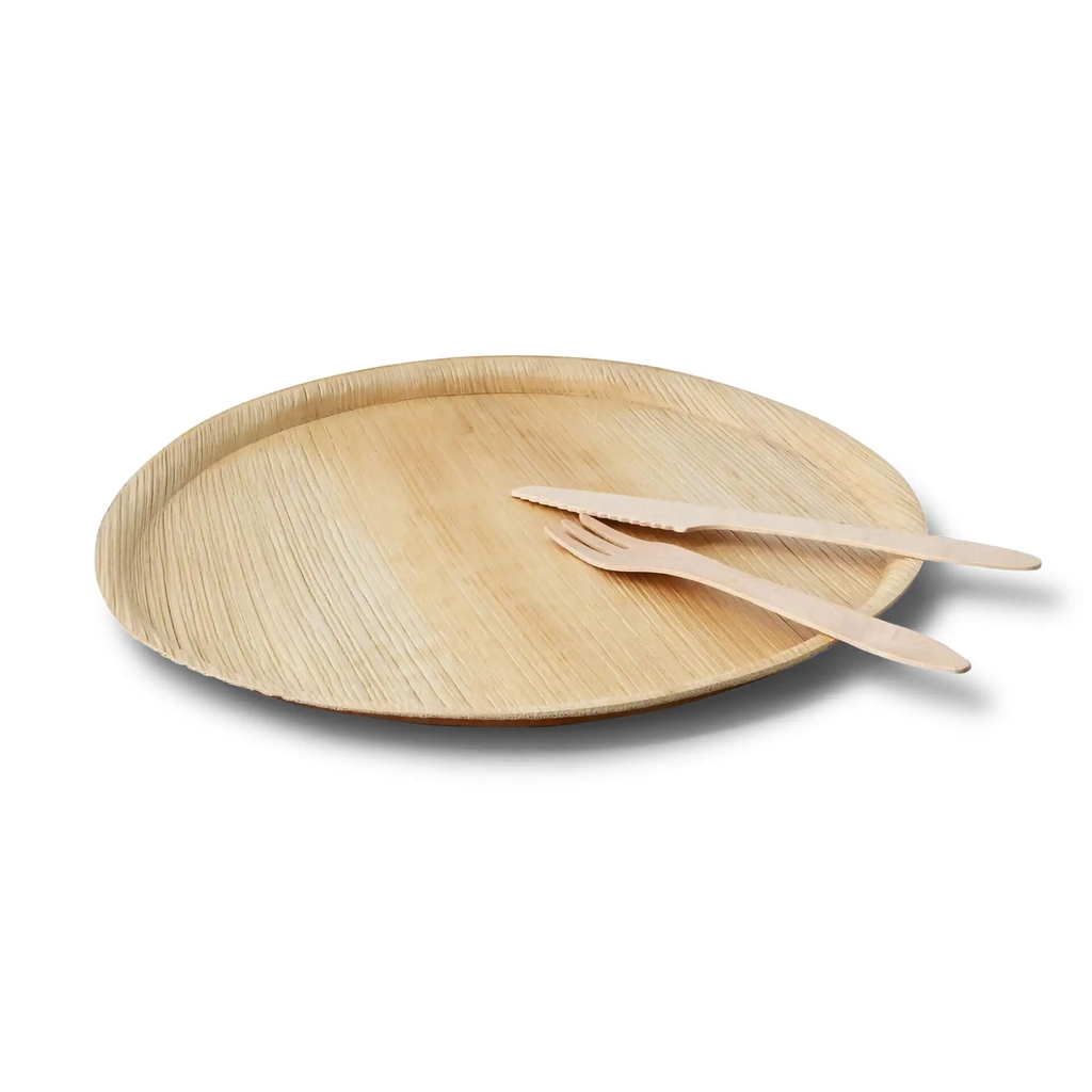 Palmblad pizzabord Ø 25 cm, rond