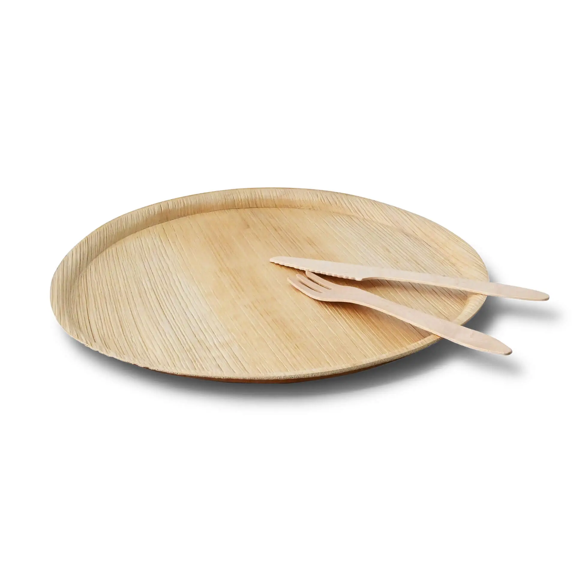 Palmblad pizzabord Ø 25 cm, rond