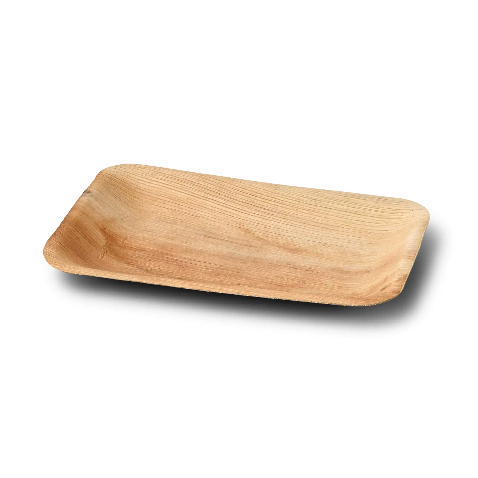 Palmblad bord 25x15 cm, plat, rechthoekig