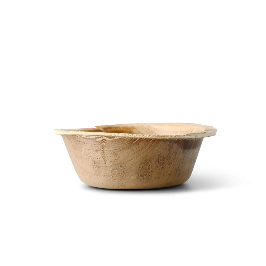 Palmblad dipschaaltje Ø 8 cm, 2,5 cm diep, 50 ml, rond