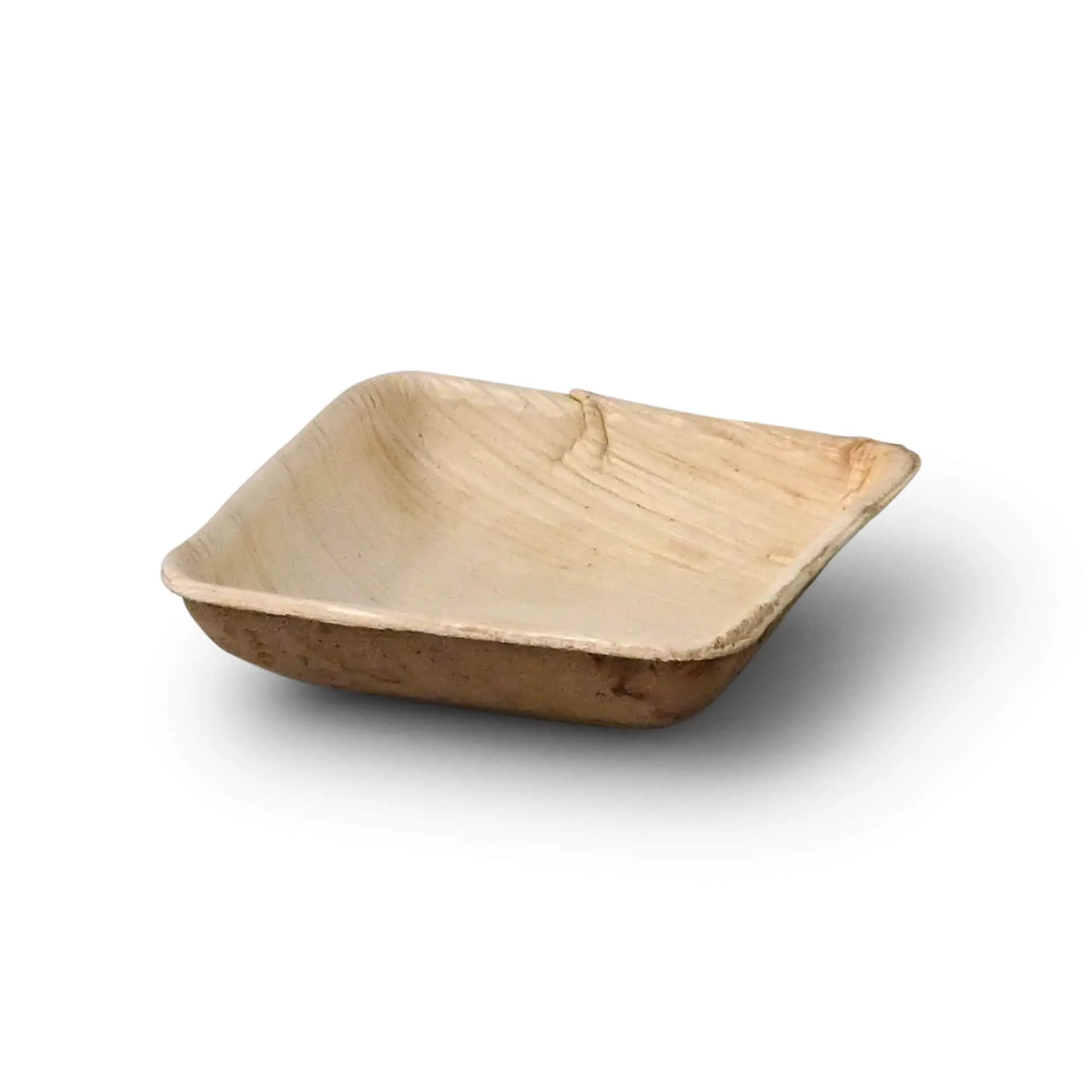 Palmblad schaaltje 8x8cm 80ml, vierkant
