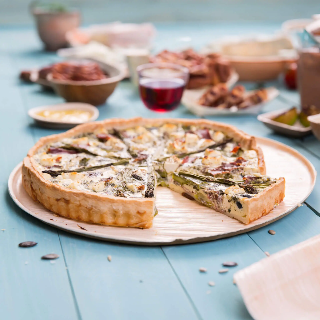 Palmblad pizzabord Ø 32 cm, rond