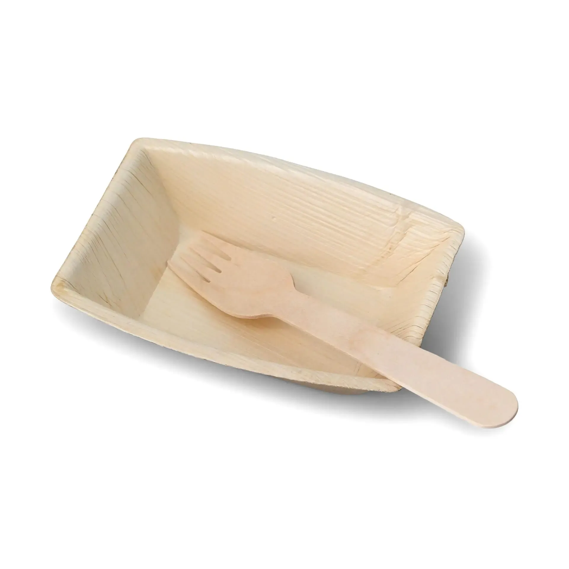Palmblad schaaltje 13x9 cm, 200 ml, rechthoekig