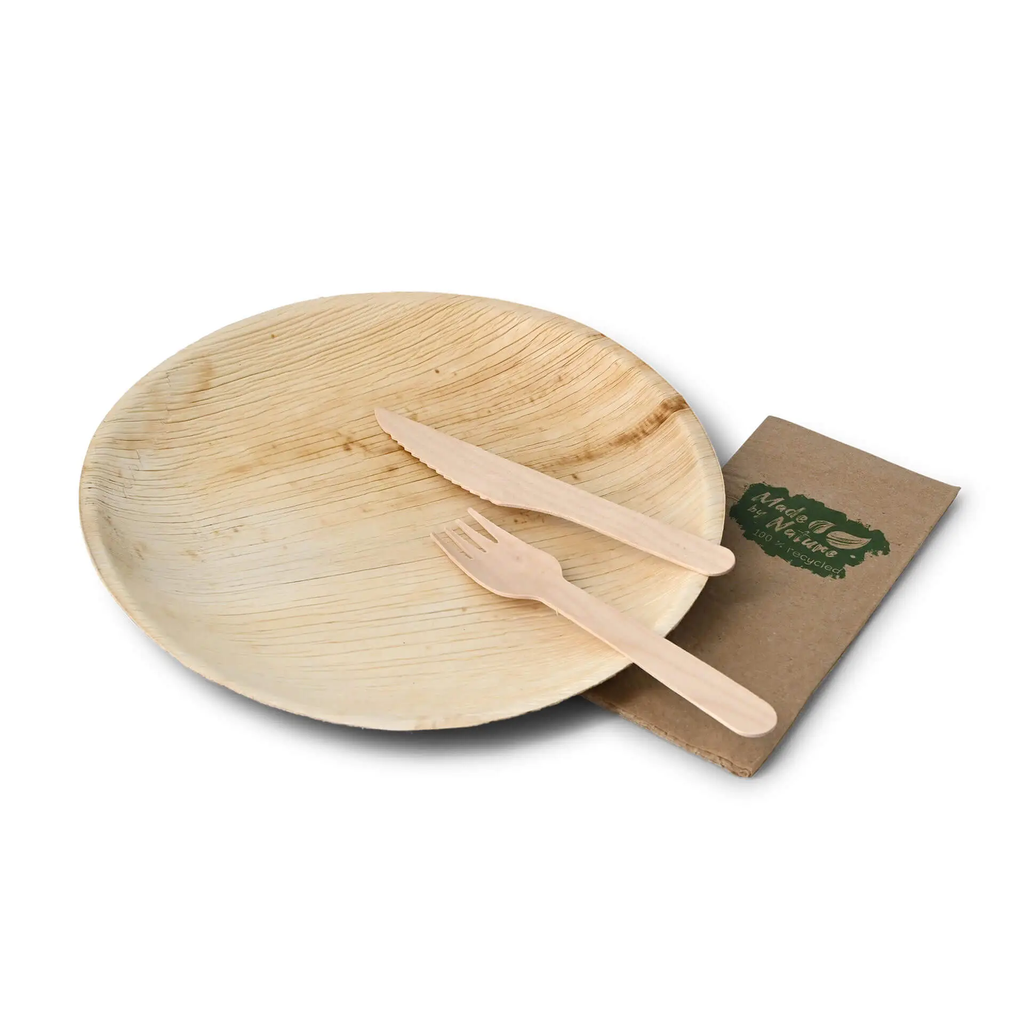 Palmblad bord Ø 23 cm, rond