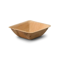 Palmblad schaal/kom 13x13 cm, 300 ml, vierkant
