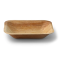 Palmblad bord 16x13 cm, 3 cm diep, rechthoekig